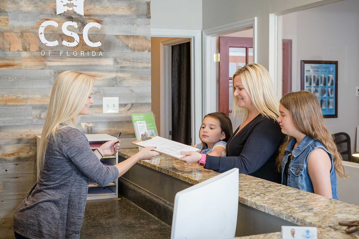 Corrective Spinal Care of Florida Front Desk